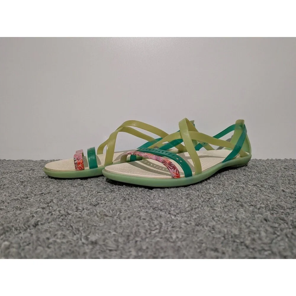 Crocs Isabella Strappy Sandals Iconic Comfort Womens Size 7